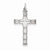 14k White Gold Laser Designed Cross Pendant, Pretty Pendants for Necklace