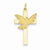 14k Gold Laser Designed Cross Pendant, Gorgeous Pendants for Necklace
