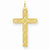 14k Gold Laser Designed Cross Pendant, Stylish Pendants for Necklace