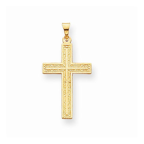 14k Gold Solid Cross pendant, Lovely Pendants for Necklace