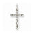14k White Gold Laser Designed Cross Pendant, Beautiful Pendants for Necklace