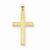 14k Gold Solid Cross Pendant, Appealing Pendants for Necklace