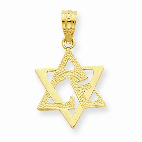 14k Gold Star of David Pendant, Gorgeous Pendants for Necklace