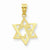 14k Gold Star of David Pendant, Gorgeous Pendants for Necklace