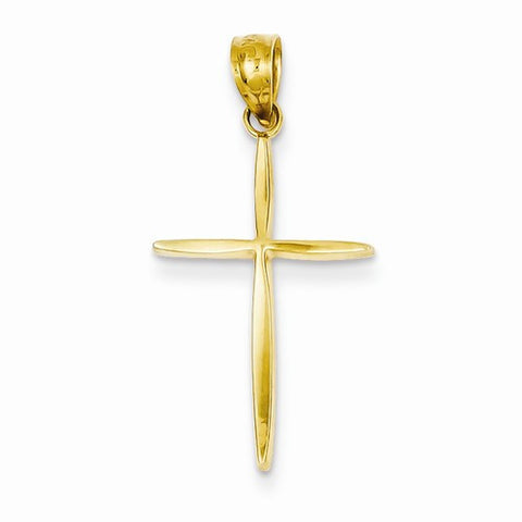 14k Yellow Gold Cross pendant, Lovely Pendants for Necklace