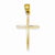 14k Yellow Gold Cross pendant, Lovely Pendants for Necklace