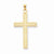 14k Gold Solid Cross pendant, Pendants for Necklace