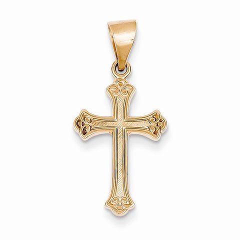 14k Rose Gold Cross pendant, Dazzling Pendants for Necklace