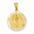 14k Gold Polished Our Lady of Guadalupe Medal Pendant, Pendants for Necklace