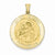 14k Gold Polished and Satin St. Anthony Medal pendant, Dazzling Pendants for Necklace