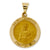 14k Gold Polished and Satin St. Barbara Medal pendant, Exquisite Pendants for Necklace