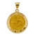 14k Gold Polished and Satin St. George Medal pendant, Dazzling Pendants for Necklace