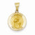 14k Gold Polished and Satin St. Gerard Medal pendant, Delightful Pendants for Necklace
