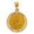 14k Gold Polished and Satin St. Gerard Medal pendant, Exquisite Pendants for Necklace