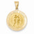 14k Gold Polished and Satin St. John Baptist Medal pendant, Lovely Pendants for Necklace