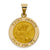 14k Gold Polished and Satin St. Joseph Medal pendant, Alluring Pendants for Necklace