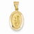 14k Gold Polished and Satin St. Joseph Medal pendant, Adorable Pendants for Necklace
