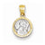 14k Yellow Gold Rhodium Plated Cherub Pendant, Pendants for Necklace