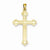 14k Gold Budded Cross pendant, Dazzling Pendants for Necklace