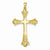 14k Gold Fleur De Lis Cross pendant, Beautiful Pendants for Necklace