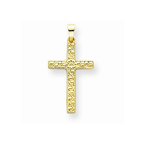 14k Gold Floral Cross pendant, Gorgeous Pendants for Necklace