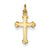 14k Gold Cross Charm hide-image