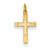 14k Gold Small Cross Charm hide-image