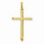 14k Gold Hollow Cross Pendant, Delightful Pendants for Necklace