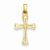 14k Gold Hollow Cross pendant, Lovely Pendants for Necklace