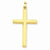14k Gold Hollow Cross pendant, Appealing Pendants for Necklace