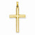 14k Gold Hollow Cross Pendant, Dazzling Pendants for Necklace