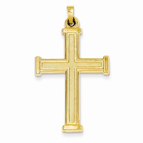 14k Gold Hollow Latin Cross pendant, Gorgeous Pendants for Necklace