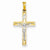 14k Gold Two-tone INRI Crucifix pendant, Exquisite Pendants for Necklace