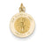 14k Gold Guardian Angel Medal Charm hide-image