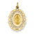 14k Gold Miraculous Medal Charm hide-image