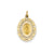 Miraculous Medal Charm in 14k Gold