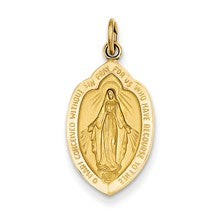 14k Gold Miraculous Medal Charm hide-image