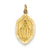 14k Gold Miraculous Medal Charm hide-image