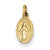 14k Gold Miraculous Medal Charm hide-image