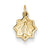 14k Gold Blessed Mary Charm hide-image