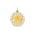Our Lady of Perpetual Help Medal Charm in 14k Gold