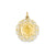Infant of Prague Medal Charm in 14k Gold