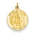 14k Gold Infant of Prague Medal Charm hide-image