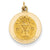 14k Gold Confirmation Medal Charm hide-image
