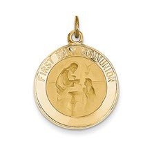 14k Gold First Holy Communion Charm hide-image
