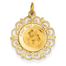 14k Gold First Holy Communion Charm hide-image