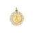 Sacred Heart of Jesus Medal Charm in 14k Gold