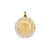Saint Christopher Medal Charm in 14k Gold