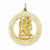 14k Gold Saint Christopher Medal pendant, Lovely Pendants for Necklace