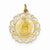 14k Gold Saint Francis of Assisi Medal Pendant, Pendants for Necklace